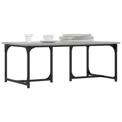 Table basse Sonoma gris 90x50x35 cm Bois d'ingénierie 