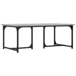 Table basse Sonoma gris 90x50x35 cm Bois d'ingénierie 