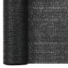 Filet brise-vue Noir 1x50 m PEHD 75 g/m²  