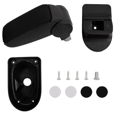 Accoudoir de voiture noir 13x36x(30-46) cm ABS 