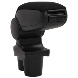 Accoudoir de voiture noir 13x36x(30-46) cm ABS 