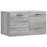 Armoire murale Sonoma gris 60x36,5x35 cm Bois d'ingénierie 