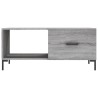 Table basse sonoma gris 90x50x40 cm bois d'ingénierie 