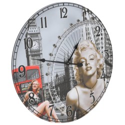 Horloge murale vintage 60 cm 