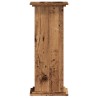 Support pour plantes vieux bois 33x33x80 cm bois d'ingénierie 