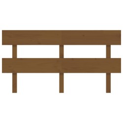 Tête de lit Marron miel 154x3x81 cm Bois massif de pin 