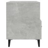 Table de chevet Gris béton Bois d'ingénierie 