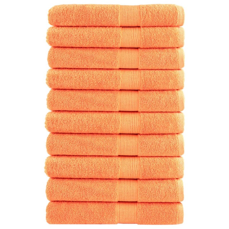 Serviettes de qualité supérieure SOLUND 10 pcs orange 600 g/m² 