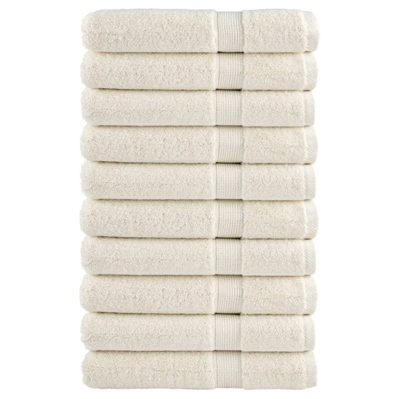Serviettes de qualité supérieure SOLUND 10 pcs crème 600 g/m² 