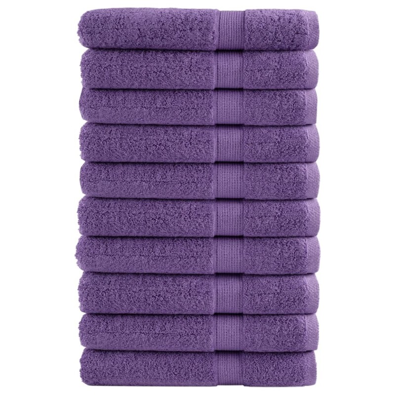 Serviettes de qualité supérieure SOLUND 10 pcs violet 600 g/m² 