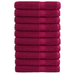 Serviettes de qualité supérieure SOLUND 10pcs bordeaux 600 g/m² 