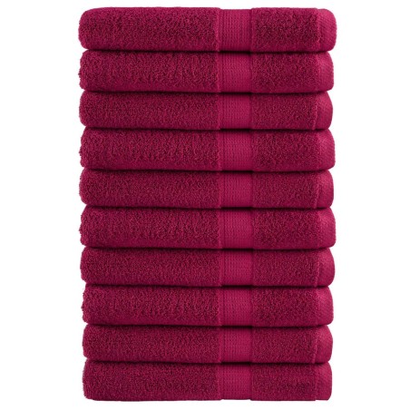 Serviettes de qualité supérieure SOLUND 10pcs bordeaux 600 g/m² 