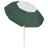 Parasol de plage vert 300 cm 