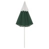 Parasol de plage vert 300 cm 