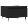 Table basse noir 50x46x35 cm bois d'ingénierie 
