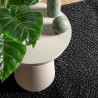 Tapis ZIZUR 120x120 cm aspect de jute intérieur extérieur 