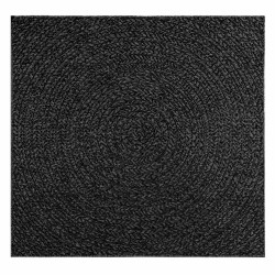 Tapis ZIZUR 120x120 cm aspect de jute intérieur extérieur 