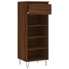 Armoire à chaussures Chêne marron 40x36x105cm Bois d'ingénierie 