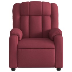 Fauteuil inclinable Rouge bordeaux Tissu 