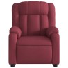 Fauteuil inclinable Rouge bordeaux Tissu 