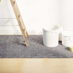 Polaires de peintre antidérapantes 2 pcs 515 cm 280 g/m² gris 