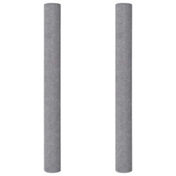 Polaires de peintre antidérapantes 2 pcs 515 cm 280 g/m² gris 