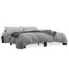 Cadre de lit sans matelas chêne marron 200x200 cm 