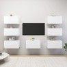 Meubles TV 7 pcs Blanc 30,5x30x60 cm Bois d'ingénierie 
