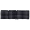 Coussins de chaise longue lot de 2 noir motif à carreaux 