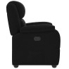 Fauteuil inclinable Noir Tissu 
