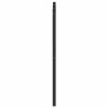 Tête de lit chêne fumé 160 cm bois d'ingénierie et acier 