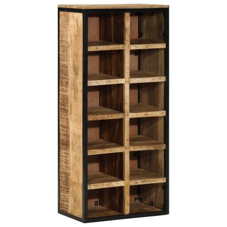 Cabinet à chaussures 50x30x110 cm Bois brut de mangue 