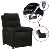 Fauteuil inclinable électrique Noir Tissu 