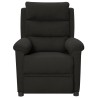 Fauteuil inclinable électrique Noir Tissu 
