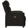 Fauteuil inclinable électrique Noir Tissu 