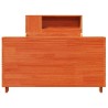 Cadre de lit sans matelas cire marron 90x190 cm bois pin massif 