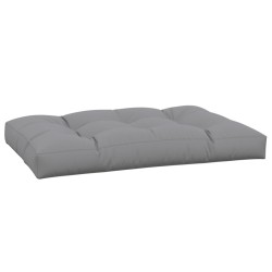 Coussin de palette gris 120x80x12 cm tissu 