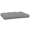 Coussin de palette gris 120x80x12 cm tissu 