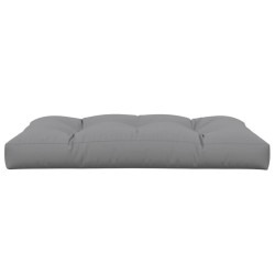 Coussin de palette gris 120x80x12 cm tissu 