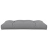Coussin de palette gris 120x80x12 cm tissu 