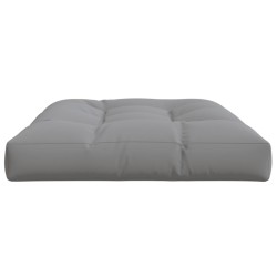 Coussin de palette gris 120x80x12 cm tissu 