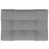 Coussin de palette gris 120x80x12 cm tissu 