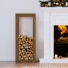 Support de bois de chauffage Marron miel 41x25x100cm Pin massif 
