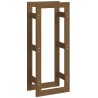 Support de bois de chauffage Marron miel 41x25x100cm Pin massif 
