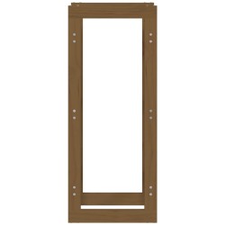 Support de bois de chauffage Marron miel 41x25x100cm Pin massif 
