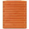 Jardinière cire marron 70x40x49,5 cm bois de pin massif 