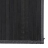 Tapis rectangulaire gris 80x500 cm bambou 