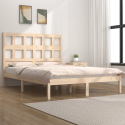 Cadre de lit sans matelas 160x200 cm bois massif de pin 