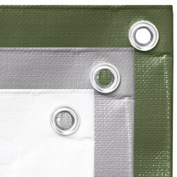 Bâche 260 g/m² 3x6 m Gris PEHD 