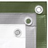 Bâche 260 g/m² 3x6 m Gris PEHD 